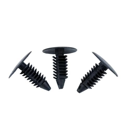 NSNGPAFACZ 20/50Pcs 8mm Auto Fastener Fit Loch Nylon Auto Clips Fender Bumper Schild Retainer Kunststoff Nieten kompatibel for GM Ford Chrysler Befestigungselemente und Clips für die Automobilin(50pcs von NSNGPAFACZ