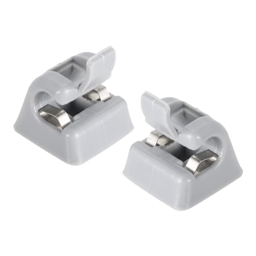 NSNGPAFACZ 2Pcs Auto Sonnenblende Clip Grau Haken Halter Halterung 26-810-00-12-8412 Kompatibel for Mercedes-Benz 300TE 190D 300SDL 300CD 240D Befestigungselemente und Clips für die Automobilin von NSNGPAFACZ