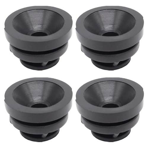 NSNGPAFACZ 4 Stücke Auto Motorabdeckung Gummilager Bush Puffer Kissenkappe Schwarz Kompatibel for Mazda 2 3 6 CX-3 CX-5 P30110238 Motoren Motorteile Befestigungselemente und Clips für die Automobilin von NSNGPAFACZ