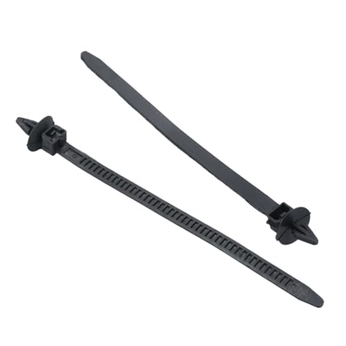 NSNGPAFACZ 50 Stück Nylon Schwarz Auto Kabelbinder Push Mount Halter Clip Klemme Kabel Befestigungsbinder Befestigungselemente und Clips für die Automobilin von NSNGPAFACZ