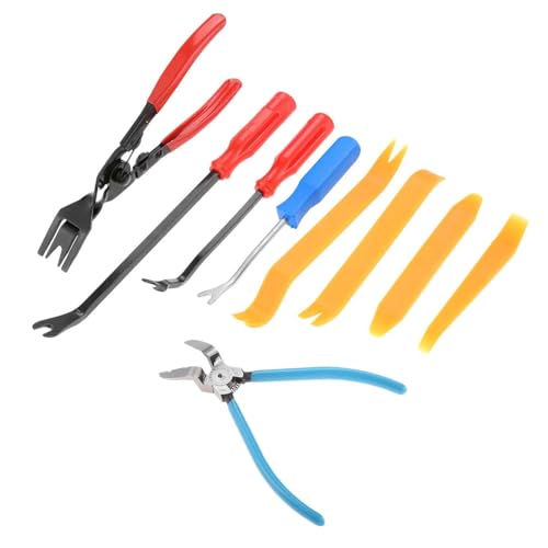 NSNGPAFACZ 9PCS Auto Spezielle Verschluss Reparatur Werkzeuge Mehrzweck Diagonal Zange Innen Tür Trim Nieten Clip Cutter Hebeln Entferner Kits Befestigungselemente und Clips für die Automobilin von NSNGPAFACZ