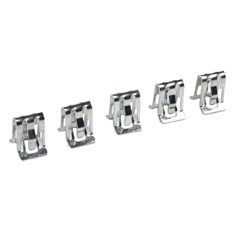 NSNGPAFACZ Retainer Moulding 25 Stück Auto-Clips, Befestigungsklammern aus Metall, professionelle Metall-Befestigungsklammern, Metall-Befestigungsklammern Befestigungselemente und Clips für die Automo von NSNGPAFACZ