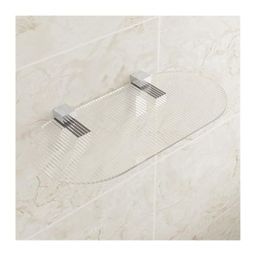 Duschregale, Schwebendes Wandregal aus Acryl, mehrfarbig, mehrere Größen(Clear,W 0.4" x L 0.4" (1 Panels)) von NSNYDNZ