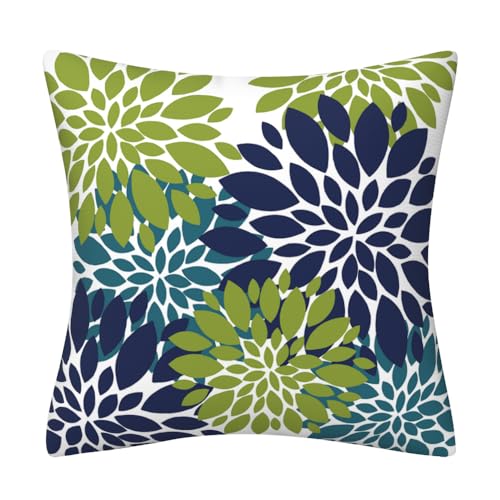 Herbstdeko, Kissenbezüge, 40 cm x, dunkelgrau, rosa, unsichtbarer Reißverschluss, Sofakissen, Outdoor-Kissen, Gartenkissen, dekorative Kissen, quadratischer Kissenbezug(Gray Red Floral,60 x 60 cm) von NSNYDNZ