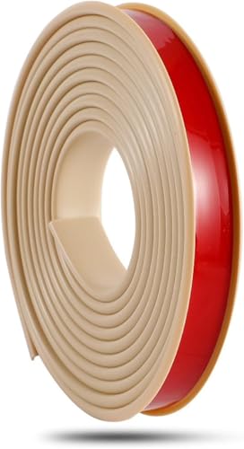 NSNYDNZ Eckenschutz, Kantenstreifen, 5 m/16,4 ft U-förmiger weicher Silikagel-Arbeitsplattenkantenbesatz, Eckenschutz und Selbstklebende Möbelkantenstreifen(Beige,36mm) von NSNYDNZ