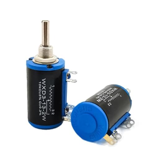 Potentiometer, Wxd3-13 4mm Welle 2W 10 Umdrehungen 10k Drahtpotentiometer 1Pcs von NSNYDNZ
