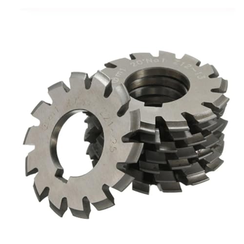 Präzisions-Wälzfräser, 8 STÜCKE NO.1-NO.8 M0.4 M0.5 M0.6 M0.7 M0.8 M1 M1.25 M1.5 M2 M3 M4 Modul PA20 Grad Getriebewerkzeuge(M0.7 8pcs No.1-no.8) von NSNYDNZ