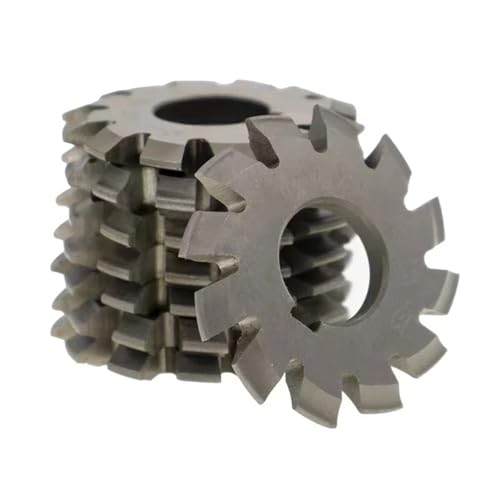 Präzisions-Wälzfräser, M0.6 M1 M2 M3 M4 M5 M6 M8 Modulus Grad Scheibe Stirnrad Fräser Gerade Zahn Scheibe Kegelrad 8 STÜCKE(M7.0 (No1-No8) 8PCS) von NSNYDNZ