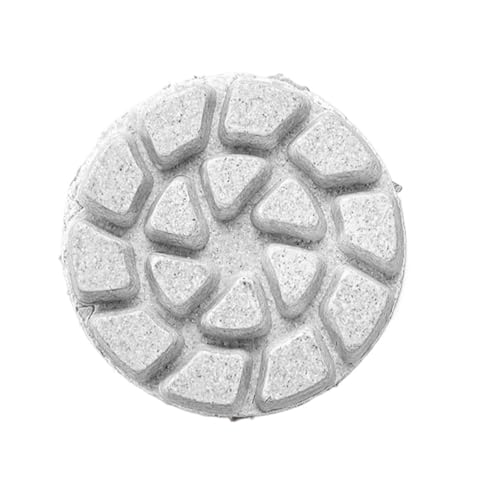 Schleifrad, 25 mm Mini-Diamant-Polierpads for Marmor, Granit, Edelstein, Schleifscheibe, Feinpolieren, flexible aus Harz, selbstklebend(Orange) von NSNYDNZ