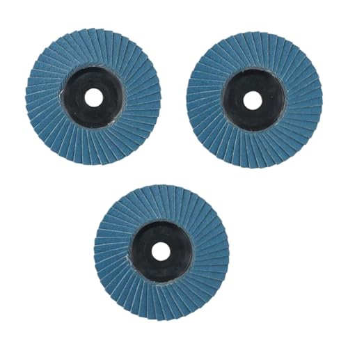 Schleifrad, 3 stücke Zoll Flache Fächerscheiben 75mm Schleifen Räder Holz Schneiden Professionelle for Winkel Grinder(60) von NSNYDNZ