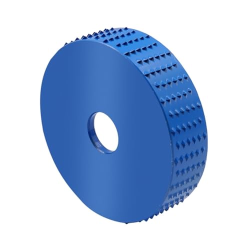 Schleifrad, Runde Holzwinkel-Schleifscheibe, Schleifen, Schnitzen, Rotationswerkzeug, Schleifscheibe, 75 mm, Winkelschleifer, Raspelscheibe, Wolframkarbidbeschichtung(Blue 16mm) von NSNYDNZ