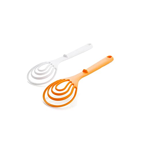 Schneebesen für Kochen, Schneebesen, flacher for Zuhause, aus lebensmittelechtem PP-Material, ein kleiner, ohne das Geschirr zu beschädigen von NSNYDNZ