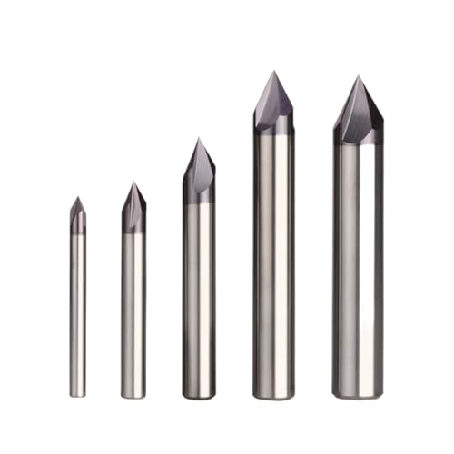 Senkbohrer-Set, 1PC Ecke Rundung Fase Ende Mühlen 3-12mm Entgraten Holz Metall Router Bit Anfasen Fräsen Runde Über bit(1PC-ECP3F-D4.0-R120) von NSNYDNZ