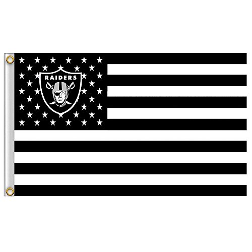 NSOT FT Raiders Flagge und Stern mit Banner Stripes 3x5 US Home Decor (1, One Size) von NSOT