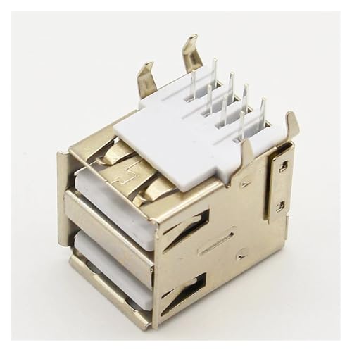 10pcs/lot USB A Type Female Socket Connector White 2to1 Set G44 for Data Connection Interface Charging 10pcs/lot USB A Type Female Socket Connector White 2to1 Set G44 for Data Connection Interface Charging von NSPKZXTTGF