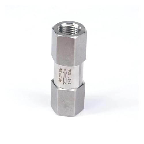 NSPKZXTTGF 1/4" BSP Female 304 Stainless Steel One Way Check Valve Non-Return In Line Valve 3-60 bar NSPKZXTTGF 1/4" BSP Female 304 Stainless Steel One Way Check Valve Non-Return In Line Valve 3-60 bar von NSPKZXTTGF