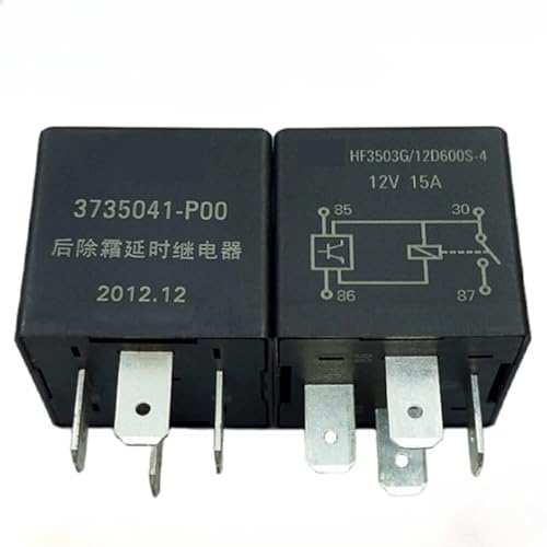 NSPKZXTTGF 1pcs/Lot Relay:3735041-P00 12V HF3503G/12D600S-4 Rear defrost delay Relay von NSPKZXTTGF