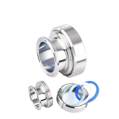 NSPKZXTTGF 2" (51mm) Ferrule64mm Tri Clamp Style Process View Sight Glass Diopter for Home Brewed Beer Stainless Steel 304 von NSPKZXTTGF