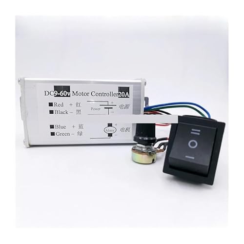 NSPKZXTTGF 20A DC Electronic Starter Variable Speed/Reverse Switch Pulse Width Electronic Starter Speed Controller 12V24V36V48V NSPKZXTTGF 20A DC Electronic Starter Variable Speed/Reverse Switch Pulse Width Electronic Starter Speed Controller 12V24V36V48V von NSPKZXTTGF