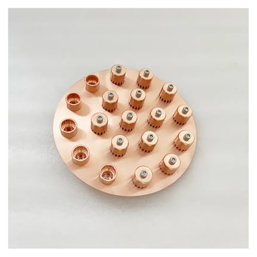 NSPKZXTTGF 8" Copper Bubble Plate Set with Overflow Cap for 8" (203mm) Flange OD217mm Column,Reflux Column von NSPKZXTTGF