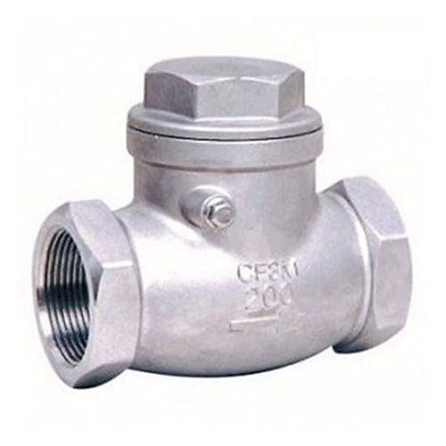 NSPKZXTTGF DN20 3/4" BSP Female Thread 304 Stainless Steel Swing Check Valve Non-Return One Way Valve 229 PSI NSPKZXTTGF DN20 3/4" BSP Female Thread 304 Stainless Steel Swing Check Valve Non-Return One Way Valve 229 PSI von NSPKZXTTGF