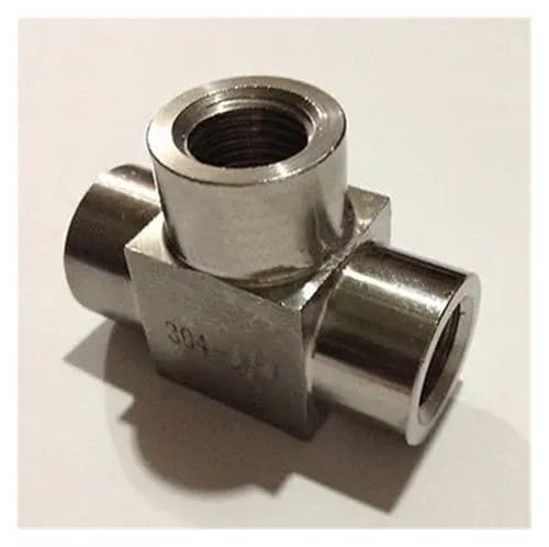 NSPKZXTTGF Equal 3/8" BSP Female Threaded Tee 3 Way 304 Stainless Steel Pipe Fitting Connector Adapter Max Pressure 2.5 Mpa NSPKZXTTGF Equal 3/8" BSP Female Threaded Tee 3 Way 304 Stainless Steel Pipe Fitting Connector Adapter Max Pressure 2.5 Mpa von NSPKZXTTGF