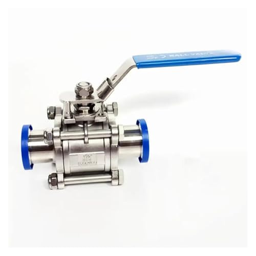 NSPKZXTTGF Fit 12.7mm 1/2" Pipe OD x 0.5" Tri Clamp 3-Piece Ball Shut Off Valve SUS 304 Stainless Beer Brewing Home NSPKZXTTGF Fit 12.7mm 1/2" Pipe OD x 0.5" Tri Clamp 3-Piece Ball Shut Off Valve SUS 304 Stainless Beer Brewing Home von NSPKZXTTGF