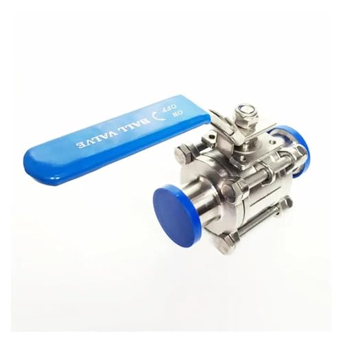 NSPKZXTTGF Fit 76mm Pipe OD x 3" Tri Clamp 3-Piece Ball Shut Off Valve SUS 304 Stainless Beer Brewing Home NSPKZXTTGF Fit 76mm Pipe OD x 3" Tri Clamp 3-Piece Ball Shut Off Valve SUS 304 Stainless Beer Brewing Home von NSPKZXTTGF