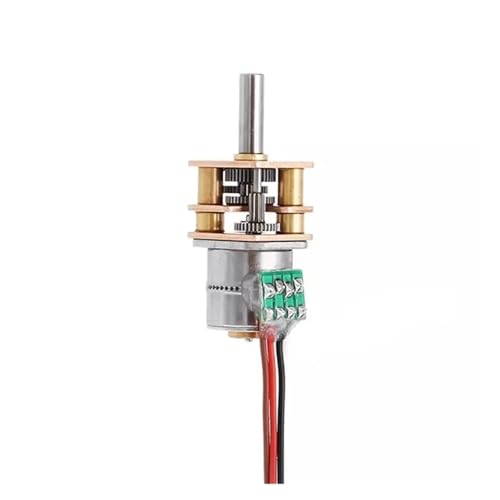 NSPKZXTTGF GM12-10 10mm Stepper Electronic Starter Gearbox Two-Phase Four-Wire Stepper Electronic Starter Reduction Ratio (B) Ratio 50 von NSPKZXTTGF