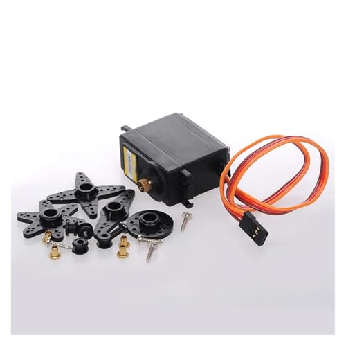 NSPKZXTTGF Metal Gear Servo Machine High Torque Large M0300 Servo with Double Bearing, 90 Degrees, 4. 8V-6.0V, 3.8kg. cm -4. 5kg. cm NSPKZXTTGF Metal Gear Servo Machine High Torque Large M0300 Servo with Double Bearing, 90 Degrees, 4. 8V-6.0V, 3.8kg. cm -4. 5kg. cm von NSPKZXTTGF