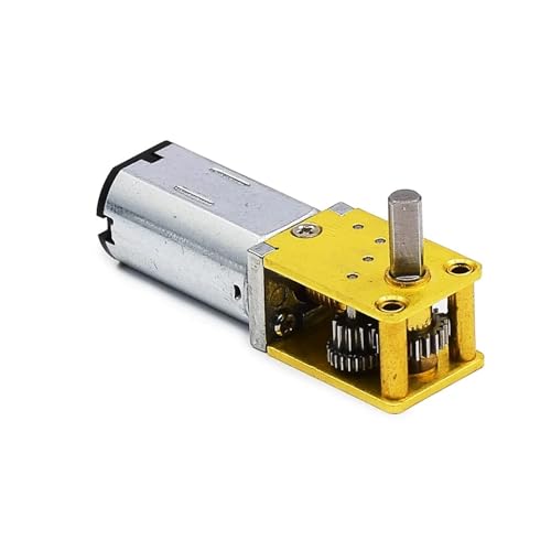 NSPKZXTTGF N30 Metal Gearbox Gear Electronic Starter DC3V-12V 4rpm-380rpm Slow Speed High Torque Engine with self-Locking DIY Robot Car(B 7RPM-27RPM) von NSPKZXTTGF