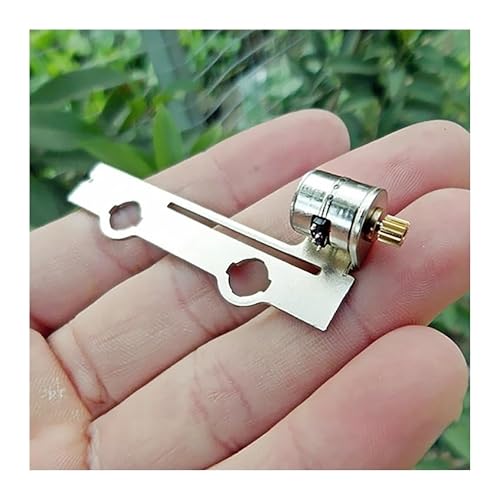 NSPKZXTTGF Two-Phase Four-Wire Miniature Stepping Motors 10 MM Stepper Motors Machinery with Stand and Copper Gear for DIY NSPKZXTTGF Two-Phase Four-Wire Miniature Stepping Motors 10 MM Stepper Motors Machinery with Stand and Copper Gear for DIY von NSPKZXTTGF