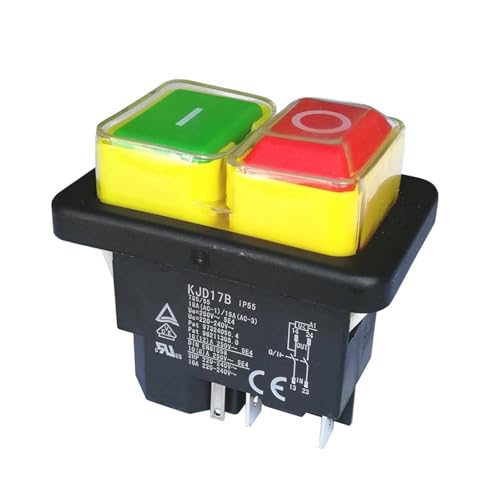Waterproof Electromagnetic Switches Industrial Maintaining Pushbutton Switch KJD17B 5Pins 16A Waterproof Electromagnetic Switches Industrial Maintaining Pushbutton Switch KJD17B 5Pins 16A von NSPKZXTTGF