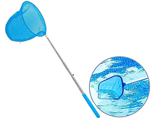 Kit für Pool Kescherstange, Leaf Skimmer Retina Blättersammler Pool Mesh Net Net Cleaning Tool für Pool für Laub, mit Stange 0,85 m, geeignet für Laubkescher mit Griff von NSR