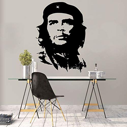NSRJDSYT Berühmte kubanische revolutionäre Wandtattoo Aufkleber Künstler Home Wohnzimmer Dekoration abnehmbar 42x58cm von NSRJDSYT