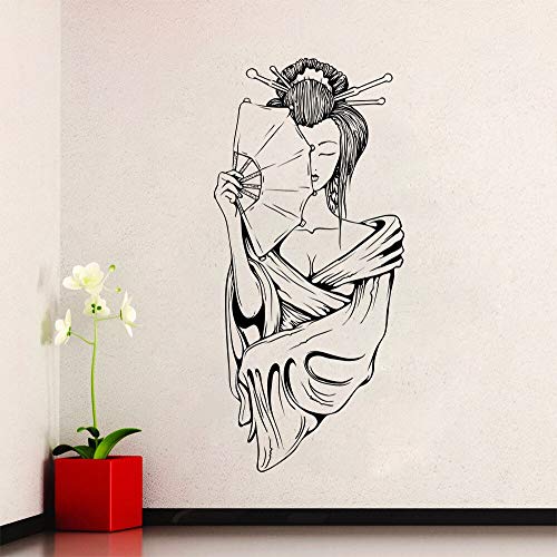NSRJDSYT Japanische Frau Wandtattoo Künstlerisches Porträt Wandaufkleber Home Interior Design Dekoration Abnehmbares Vinyl Poster für die Wand 57x124cm NSRJDSYT Japanische Frau Wandtattoo Künstlerisches Porträt Wandaufkleber Home Interior Design Dekoration Abnehmbares Vinyl Poster für die Wand 57x124cm von NSRJDSYT