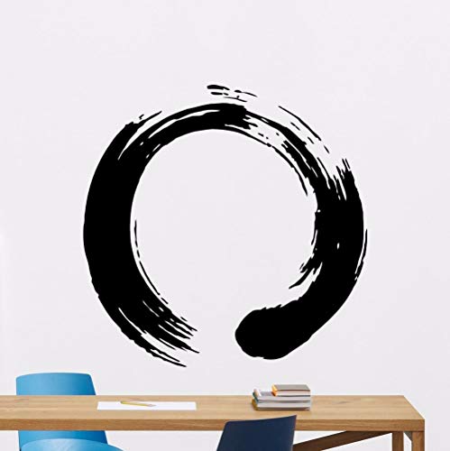 NSRJDSYT Zen Kreis Wandtattoo Buddhismus Enso Yoga Vinyl Aufkleber abnehmbare Wandbild Yoga Studio Dekor abnehmbare Vinyl Yoga Aufkleber 57x57cm NSRJDSYT Zen Kreis Wandtattoo Buddhismus Enso Yoga Vinyl Aufkleber abnehmbare Wandbild Yoga Studio Dekor abnehmbare Vinyl Yoga Aufkleber 57x57cm von NSRJDSYT