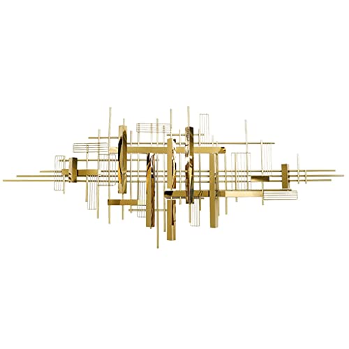 NSTVVEE Wanddekoration aus Metall, Wanddekoration für Wohnzimmer, Sofa, Hintergrund, Wanddekoration, Kunst, Wanddekoration (Farbe: D, Größe: 176 cm x 73 cm) (D 176 cm x 73 cm) von NSTVVEE