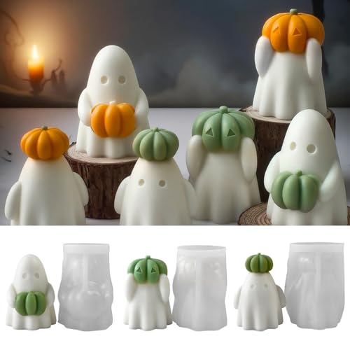 Kerzen Formen Silikon, 3 Stück Kerzenform Silikon Kürbis Halloween Silikonform Set Silikonformen Gießformen 3D Halloween Kürbis Silikonform Deko Für Seife Aromatherapie Kerzen Kerzen Formen Silikon, 3 Stück Kerzenform Silikon Kürbis Halloween Silikonform Set Silikonformen Gießformen 3D Halloween Kürbis Silikonform Deko Für Seife Aromatherapie Kerzen von NSXIN