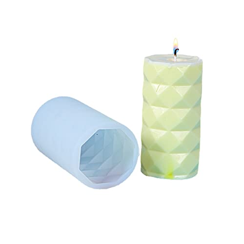 NSXIN 3D Silikonform Kerzenform, DIY Silikon Kerzengießform Zylinderförmige Gießform, Kerzenherstellung Form für die Herstellung von Kerzen, Aromasteinen, Schokolade NSXIN 3D Silikonform Kerzenform, DIY Silikon Kerzengießform Zylinderförmige Gießform, Kerzenherstellung Form für die Herstellung von Kerzen, Aromasteinen, Schokolade von NSXIN