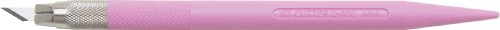 NT Cutter D-401P-P Messerhalter aus Kunstharz, rosa Halterung, 1 Messer von NT Cutter