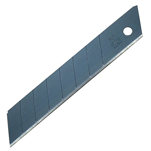 NT Cutter 18 mm robuste schwarze Abbrechklingen, extrascharf, 50 Blatt/Packung, 1 Packung (BL-51P) von NT Cutter