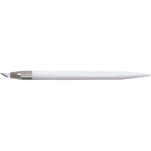 NT Cutter Harzhalter Kunstmesser, weißer Halter, 1 Messer (D-401P-W) von NT Cutter