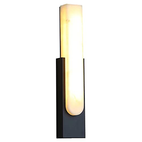 Long Bar Marble Sconces Wall Lighting Contemporary Black Linear Wall Sconces Gold Minimalism Nordic 3 Temperature Dimming Wall Mounted For Bedside Hallway Living Room von NTALJC