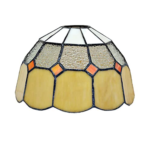 Mediterranean Style Replacement shade 8" x 5.1" Stained Glass for Floor/Table s Pendant Lights & Ceiling Fixtures Fits Standard Fitter One Size Mediterranean Style Replacement shade 8" x 5.1" Stained Glass for Floor/Table s Pendant Lights & Ceiling Fixtures Fits Standard Fitter One Size von NTALJC