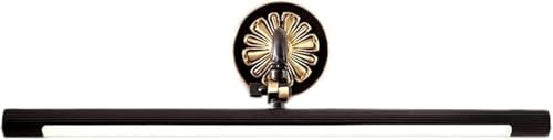 NTALJC All-Copper-Spiegel-Scheinwerfer Wandhalterung Licht Waschtisch Spiegel Leuchte Flur Wandleuchte Licht Nachttatelwand Kronleuchter, Gold-56cm von NTALJC