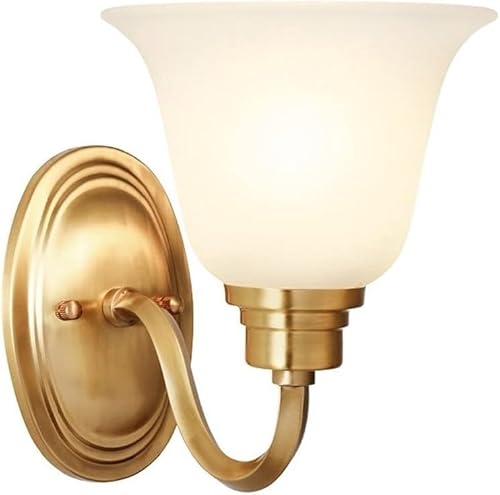 NTALJC Messing Trichter v-intage Glaswandleuchte Industrieglas Wand E27 Glaswand Licht Messing Glas Retro-Wandbeleuchtung für Wohnzimmer NTALJC Messing Trichter v-intage Glaswandleuchte Industrieglas Wand E27 Glaswand Licht Messing Glas Retro-Wandbeleuchtung für Wohnzimmer von NTALJC