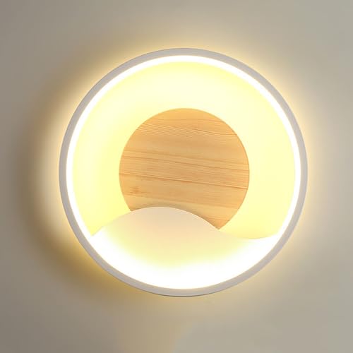 NTALJC Moderner minimalistischer Stil kreatives Design Wohnzimmer Wandmontage Leuchten kreative Designstudienzimmer Wandleuchter weiß/grau Hardware Metall Körper Schatten Wandlaterne NTALJC Moderner minimalistischer Stil kreatives Design Wohnzimmer Wandmontage Leuchten kreative Designstudienzimmer Wandleuchter weiß/grau Hardware Metall Körper Schatten Wandlaterne von NTALJC