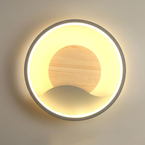 NTALJC Moderner minimalistischer Stil kreatives Design Wohnzimmer Wandmontage Leuchten kreative Designstudienzimmer Wandleuchter weiß/grau Hardware Metall Körper Schatten Wandlaterne NTALJC Moderner minimalistischer Stil kreatives Design Wohnzimmer Wandmontage Leuchten kreative Designstudienzimmer Wandleuchter weiß/grau Hardware Metall Körper Schatten Wandlaterne von NTALJC
