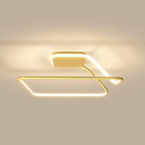 NTALJC Quadratische Geometrie Decke 3 Farbtemperaturen Flush Montage Deckenleuchte dimmbare Deckenlicht, Wand Wandleuchten von NTALJC